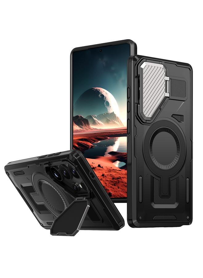 S-TOP Case For Samsung Galaxy S25 Ultra 5G Shield Frame Holder MagSafe Phone Case - Image 1