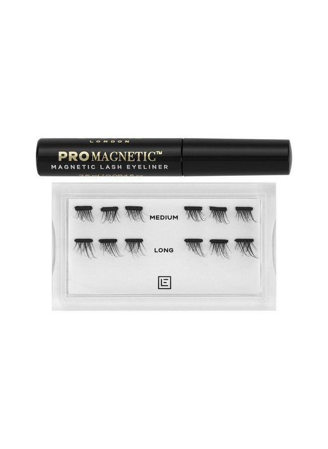 EYLURE - PROMAGNETIC Magnetic Eyeliner and False Lashes Kit Faux Mink Flares Medium and Long No Glue Needed - Image 1