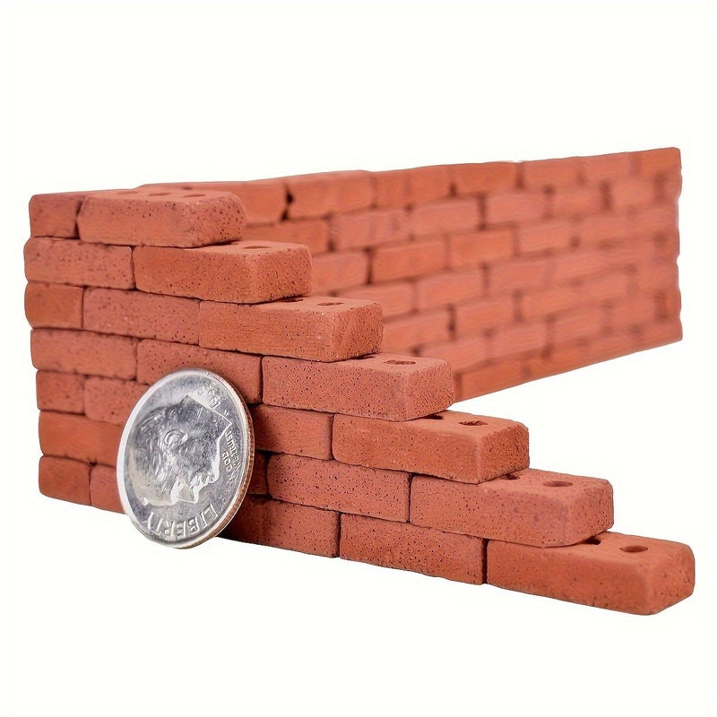 80pcs Earthen Bricks Realistic Textured Soil Blocks for Diorama Garden Trains Model Landscapes - Image 5