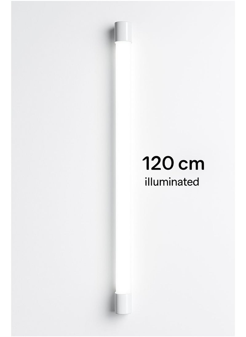 LA VIE 120cm LED Plastic Tube Light – Cool White, Energy Saving 17 watt 6500 kelvin  - Image 1