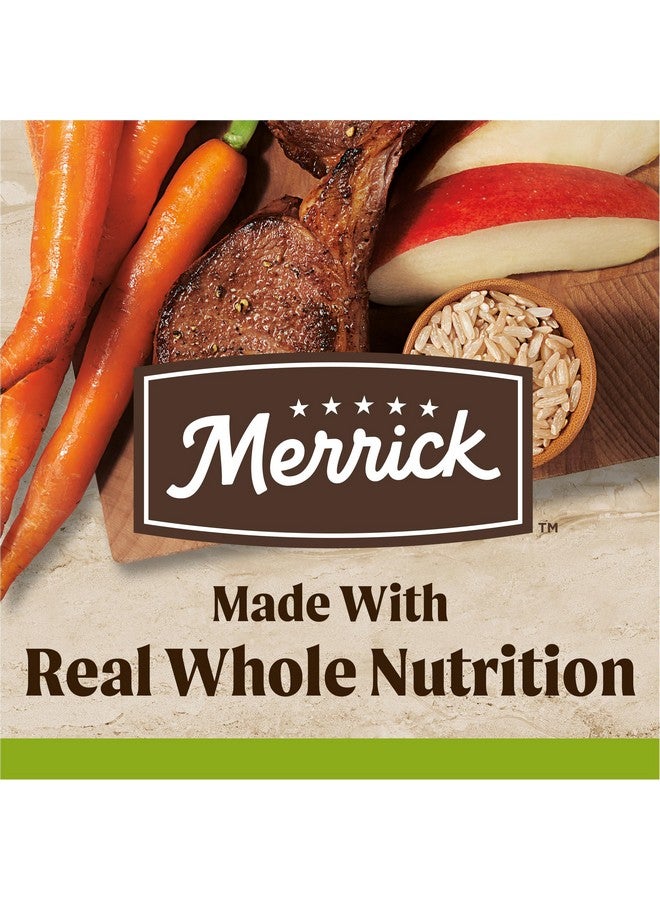 ميريك طعام جاف فاخر للكلاب البالغة من ميريك هيلثي جرينز، مصنوع من حبوب صحية وطبيعية مع لحم الضأن والأرز البني - كيس 4.0 رطل - Image 3