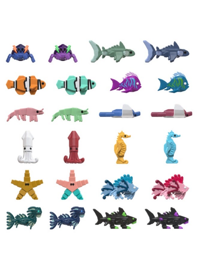 PhatMojo Fisch Collectible Micro-Figure, Assorted 1 Pack (Style & Color May Vary) | DLC Code Included! | Surprise Figure | Mini Collectible Figures | Perfect for Kids and Collectors. - Image 5