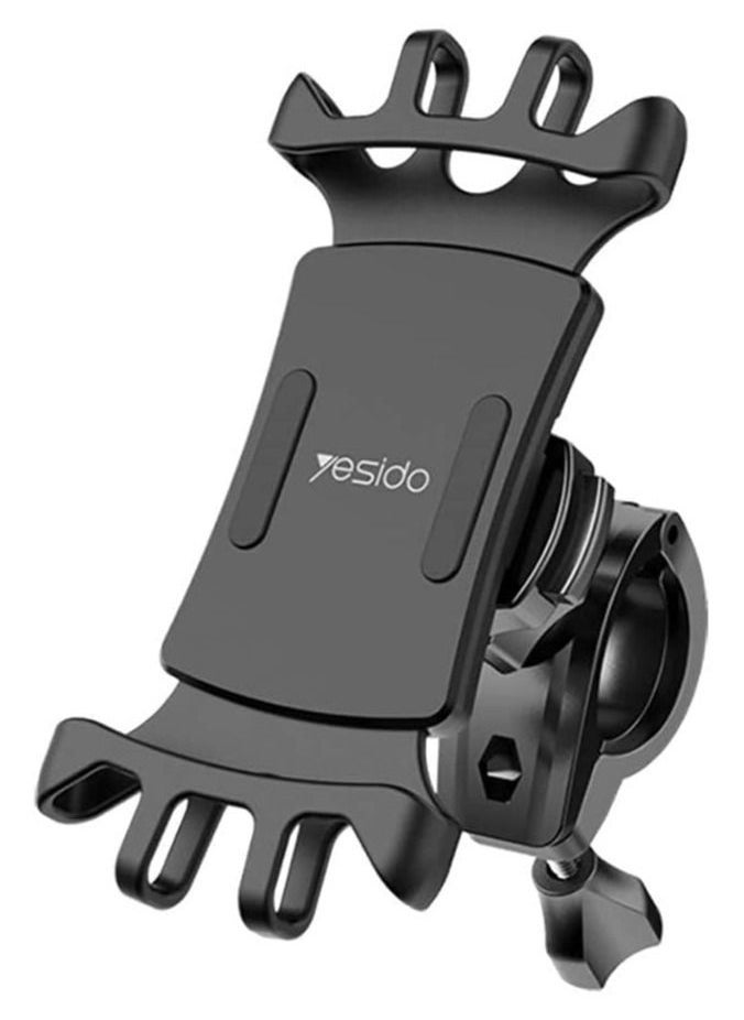 Yesido C66 Bike Bicycle Motorcycle Mobile Phone Holder Mount Universal 360 Degree Adjustable Rotation Compatible with smart phones. - Image 1