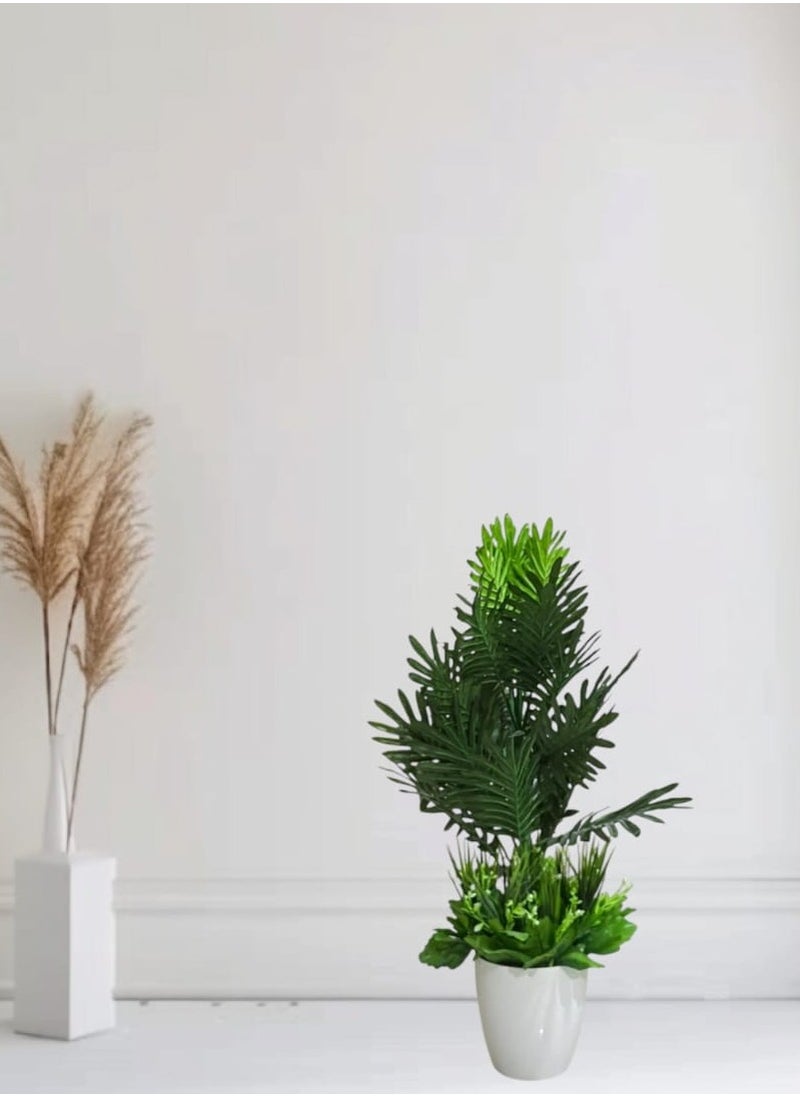 AL KHALDIYA Artificial decorative plant tree with pot, 80 cm  - Image 1