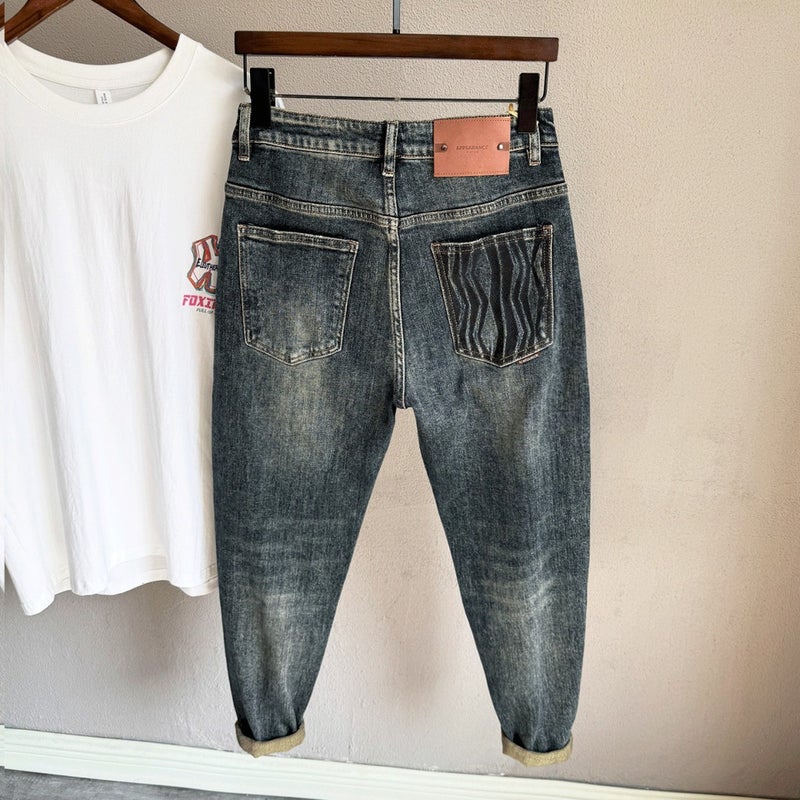 Unisex Classic Denim Jeans Loose Fit Daily Outdoor Wear - Image 1