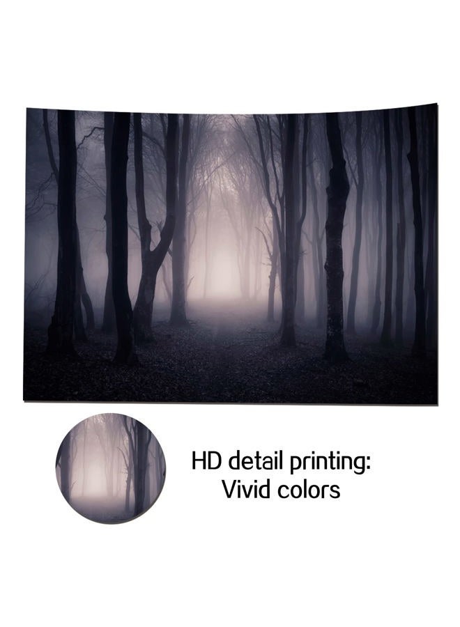 HQM خلفية عيد الهالوين ذات الطابع القديم غابة مخيفة ضبابية تصوير خلفيات حفلة عيد ميلاد الأطفال استحمام الأطفال لافتة تصوير استوديو الأطفال 82x60IN - Image 3