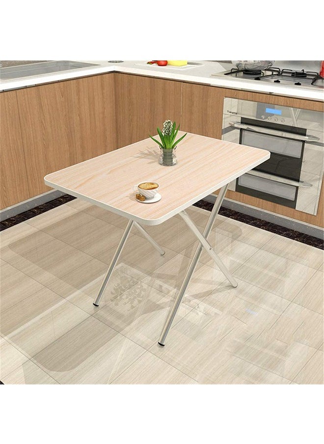 CityRiya-Long Dining Table Kitchen Dining Table Modern Leisure Table Square Dining Table Wooden Desk Folding Camping table Portable Dinner Table for Kitchen 60cm*40cm  - Image 2