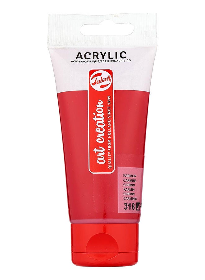 Talens Art Creation Acrylic Paint 75ml 318 Carmine - Image 1