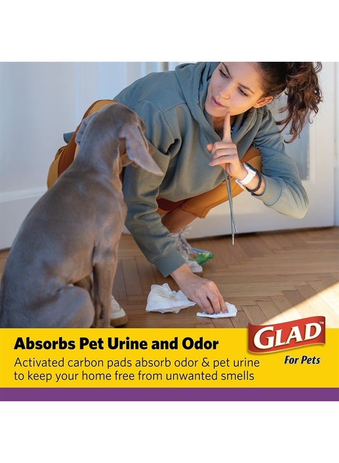 Glad for Pets JUMBO-SIZE Charcoal Puppy Pads | Black Training Pads That ABSORB & Neutralize Urine Instantly | New & Improved Quality Puppy Pee Pads, 30 Count Dog Training Pads - Image 4