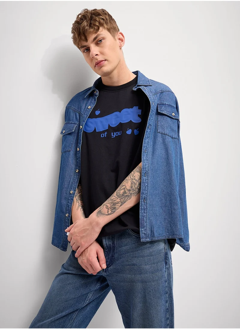 ذا بير هاوس Men’s Cotton T-Shirt – Soft, Breathable & Comfortable, Perfect for Casual Wear, Ideal for Everyday & Summer Wear