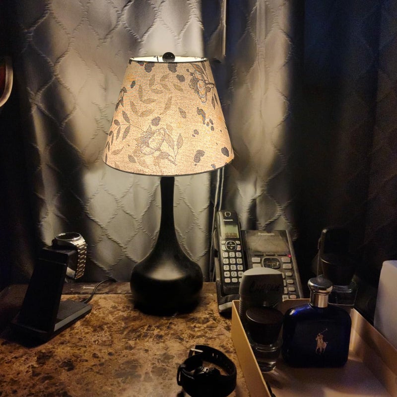 TOOTOO STAR Printed Floral Lampshades, 6"x10"x7.5" inches Small Lamp Shades for Table Lamps & Wall Lamps, Modern Bell Lampshade Replacemnt - Image 5