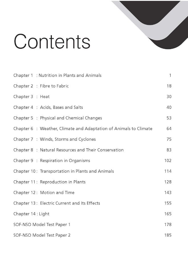 OUROZO MTG Olympiad Prep-Guide Science Class 7 - Detailed Theory, Self Test with NSO Chapterwise Previous Year Question Paper For SOF 2023-24 Exam  - Image 2