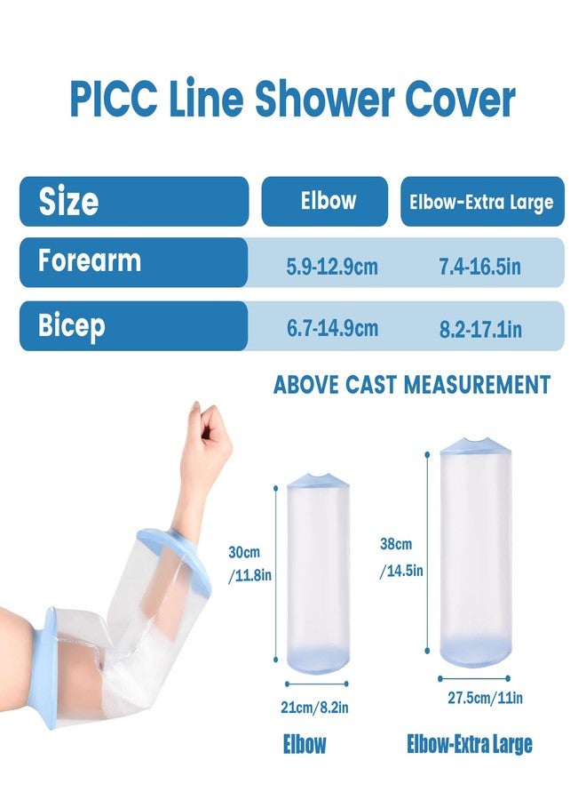 VALLEYWIND Waterproof PICC Line Shower Cover PICC Line Covers for Upper Arm Elbow Reusable IV PICC Line Sleeve Protector for Broken Wound - Image 4