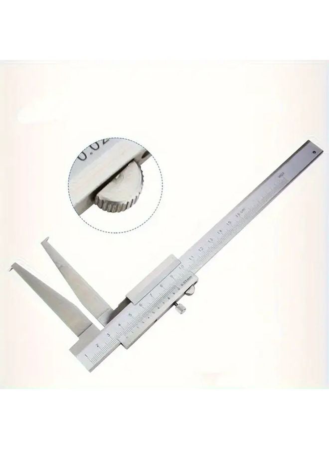 10 160mm Vernier Caliper Inner Groove Single Lower Jaw 0 02mm Precision Mechanical - Image 1