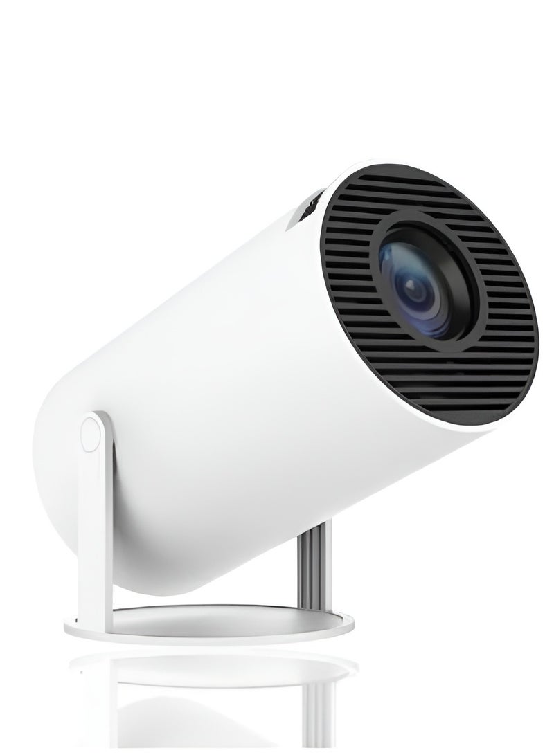 Mini Projector – Portable LED Display, HDMI/USB Input, Built-in Speaker, White - Image 1