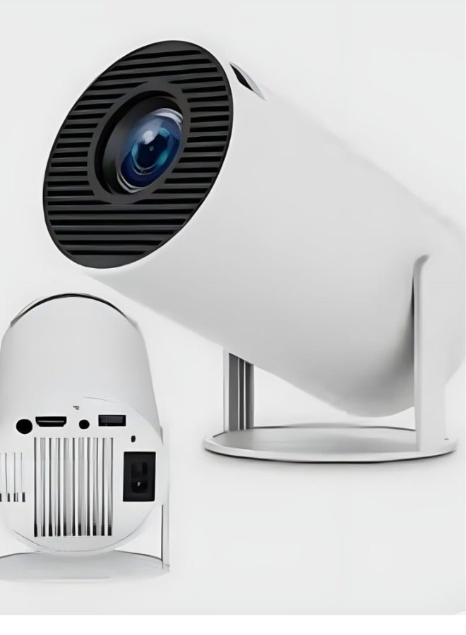 Mini Projector – Portable LED Display, HDMI/USB Input, Built-in Speaker, White - Image 4