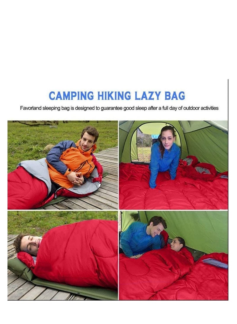 Meetion Outdoor Sleeping Bag Lightweight Waterproof Camping Gear Equipment for Adults and Kids - Image 3
