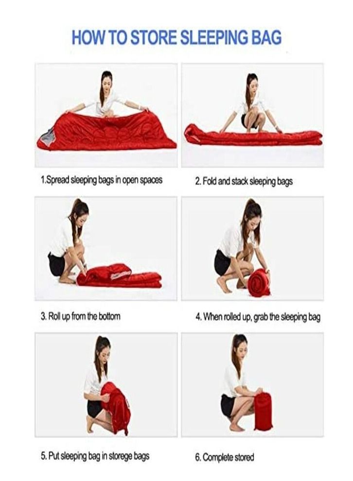 Meetion Outdoor Sleeping Bag Lightweight Waterproof Camping Gear Equipment for Adults and Kids - Image 4