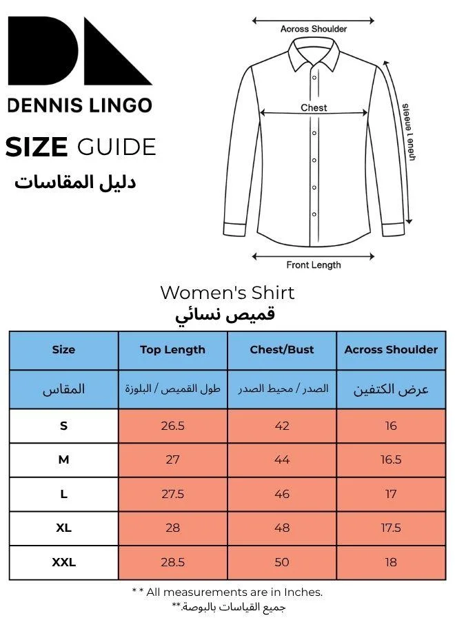 Dennis Lingo White Relaxed Fit Shirt for Women - Viscose Crepe, Full Sleeves, Shirt Collar, Solid, Casual,