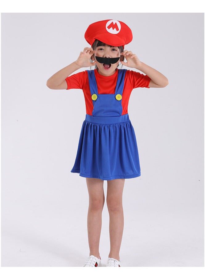 AUTOYSUR طقم زي ماريو لويجي، زي لويجي، زي تنكري للأولاد والبنات، أزياء تنكرية للكرنفال - Image 3