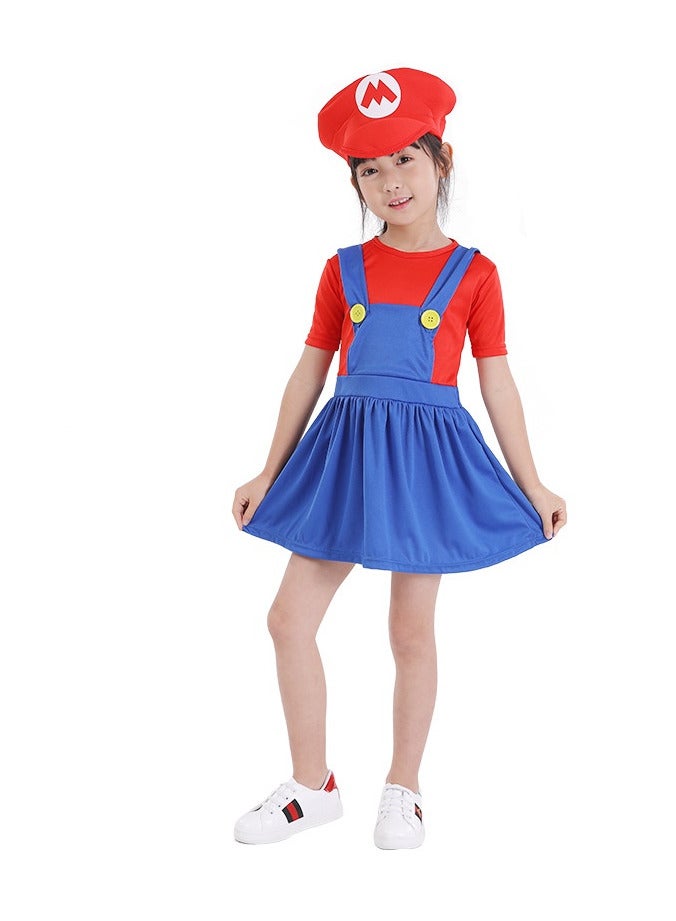 AUTOYSUR طقم زي ماريو لويجي، زي لويجي، زي تنكري للأولاد والبنات، أزياء تنكرية للكرنفال - Image 2