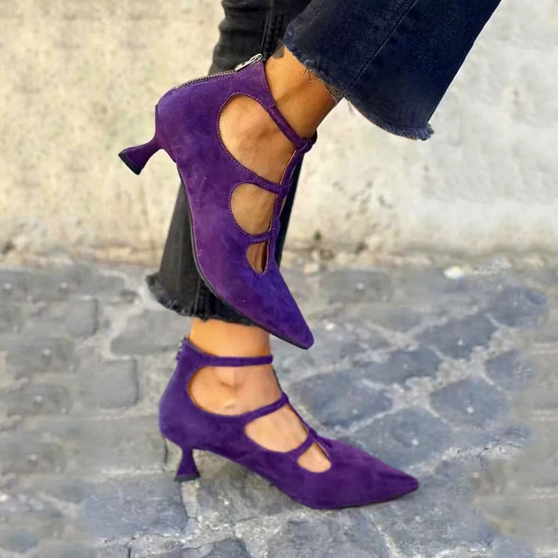 Independent Station New High Heeled Pointed Fashion Women'S Plus Size Shoes Sandals - Image 2