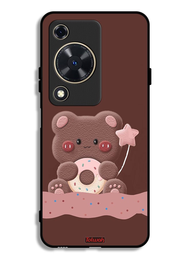 Tolwak Huawei Nova Y72S Protective Case Cover Donut Bear