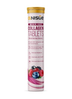 Anisue Marine Collagen, Glutathione, Hyluronic Acid & Vitamin C  Mixed Berries Flavor Pack Of 1 - 20 Effervescent Tablets  - Image 2