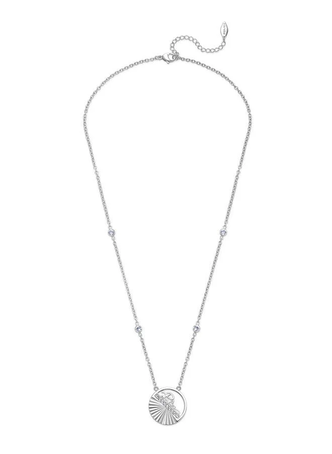 بوليس POLICE - Necklace For Women Stainless Steel With Crystals - PEJLN0002801