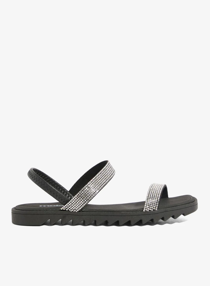 موليكا صنادل مسطحة للنساء - صنادل مسطحة أنيقة ونعال مسطحة مريحة للسيدات