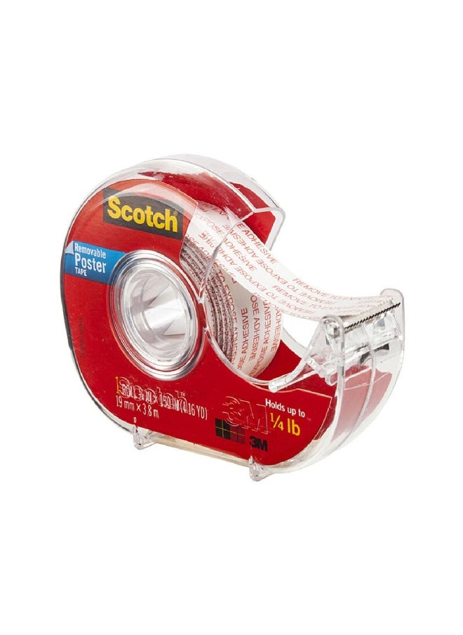 Scotch  Wall Saver Double Sided Removable Poster Tape White 1.9cm x 3.8m 70005087062  - Image 5