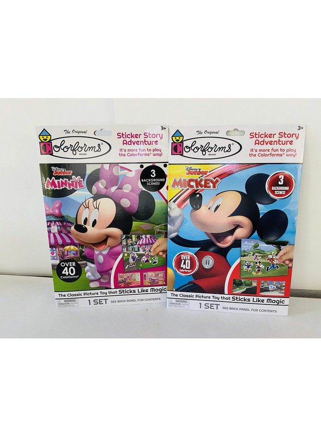 Colorforms Sticker Story Adventure Mickey & Minnie Mouse (Bundle Of 2 Packs) - Image 2