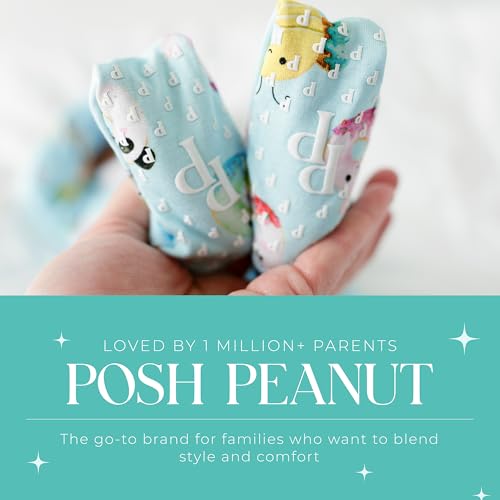 Posh Peanut Convertible Baby Sleepers - Boys Footless Baby Pajamas with 2 Way Zipper for Easy Diaper Changes - Donuts, 0-3 Months - Image 5