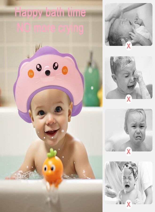 TinyGuardian Cute Sea Lion Shower Shield Visor - Eye & Ear Protection for 0-9 Yrs, Pink - Image 5