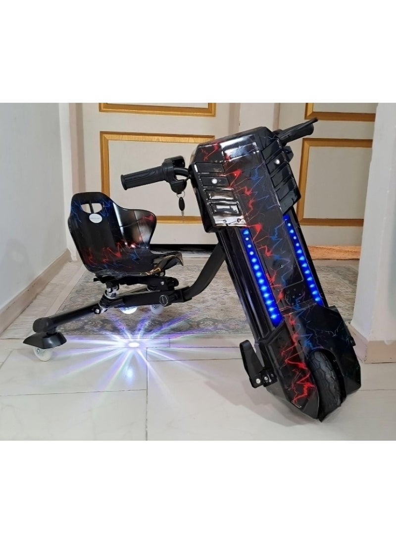 Winner Sky 3 Wheel Drifter 36v Electric Scooter 360 Degree Rotation with Led Light Comfortable Seat and Bluetooth Assorted  - Image 4
