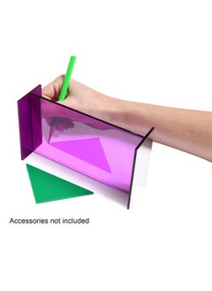 Learning Advantage LEARNING ADVANTAGE - 7706 Learning Advantage Reflective GeoMirror - Create Expert Drawings With This Easy Tracing Gadget - Mira-Style Geometry Tool - Observe Reflections, Symmetry and Congruence  - Image 4