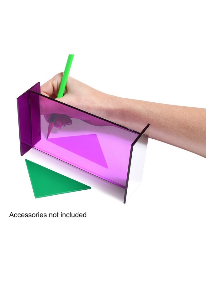 Learning Advantage - LEARNING ADVANTAGE - 7706 Learning Advantage Reflective GeoMirror - Create Expert Drawings With This Easy Tracing Gadget - Mira-Style Geometry Tool - Observe Reflections, Symmetry and Congruence - Image 1