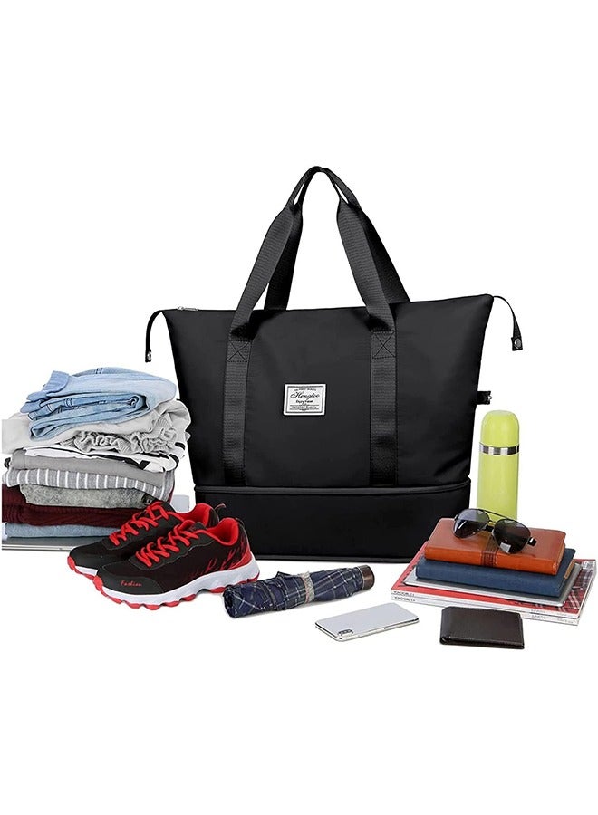 JCB CHIC Folding Travel Bag, Expandable Travel Bag , Lightweight Waterproof Travel Folding Bag for Sports, Gym and Travel,Large capacity  - Image 2