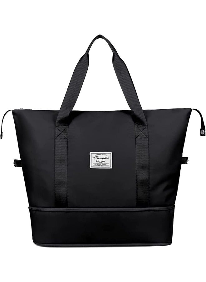 JCB CHIC Folding Travel Bag, Expandable Travel Bag , Lightweight Waterproof Travel Folding Bag for Sports, Gym and Travel,Large capacity  - Image 1