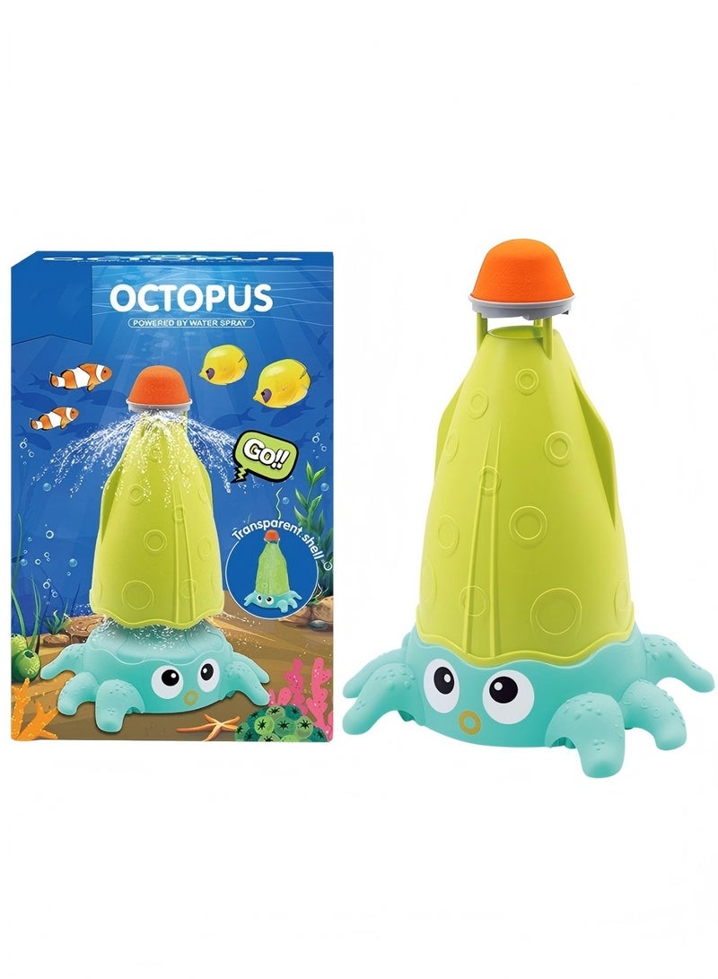 Octopus Rocket Sprinkler Water Pressure Lift-off Sprinkler Children's Outdoor Water Toy - Image 1