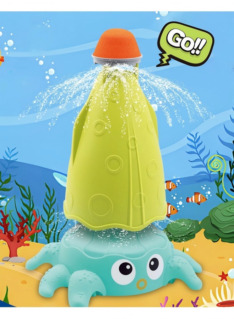 Octopus Rocket Sprinkler Water Pressure Lift-off Sprinkler Children's Outdoor Water Toy - Image 2