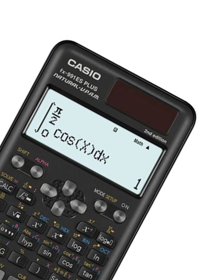 كاسيو آلة حاسبة علمية من سلسلة Fx-991Es بلس الإصدار الثاني أسود - Image 4