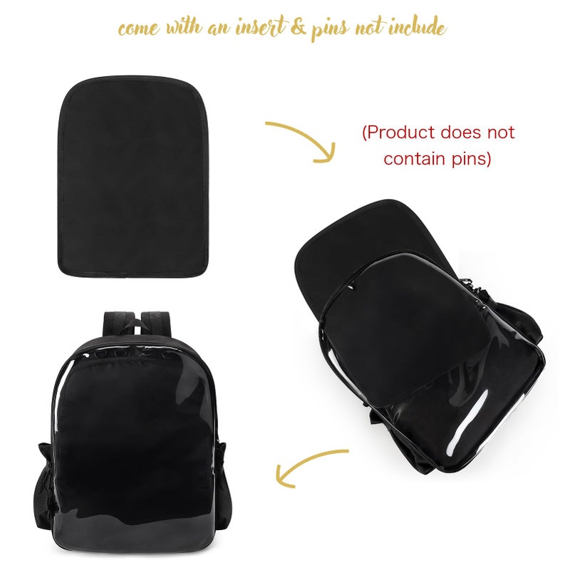 STEAMEDBUN Pin Display Backpack for School Ita Bag Backpack with inserts - Image 2
