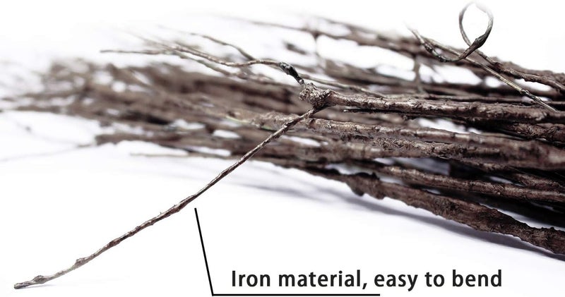 MISSWARM 10 PCS Artificial Twigs Curly Willow Branches, 30.7 Inches Lifelike Bendable Artificial Branch Flower Dried Stems for Home Decoration - Image 3