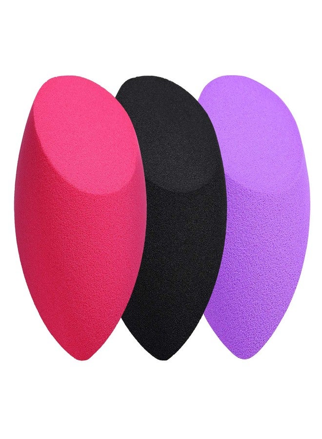 Fennec Mart™ ♥ Makeup Sponges, 3-Pack Blender Beauty Foundation Blending Sponge, Professional Beauty Makeup Set ♥ Multi Colour & And Multi Shape ♥ - Image 2