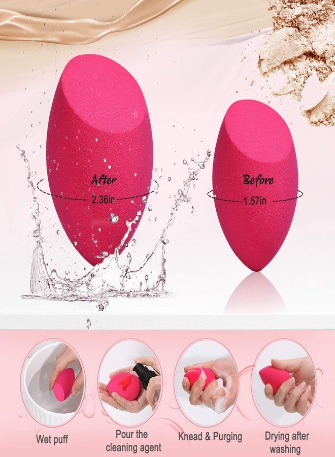 Fennec Mart™ ♥ Makeup Sponges, 3-Pack Blender Beauty Foundation Blending Sponge, Professional Beauty Makeup Set ♥ Multi Colour & And Multi Shape ♥ - Image 5