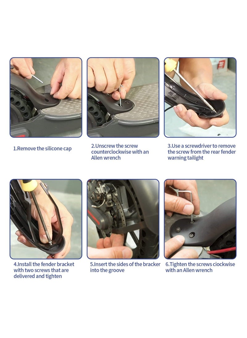 Generic 1 Piece Electric Scooter Rear Mudguard Compatible With Xiaomi Scooter  - Image 4