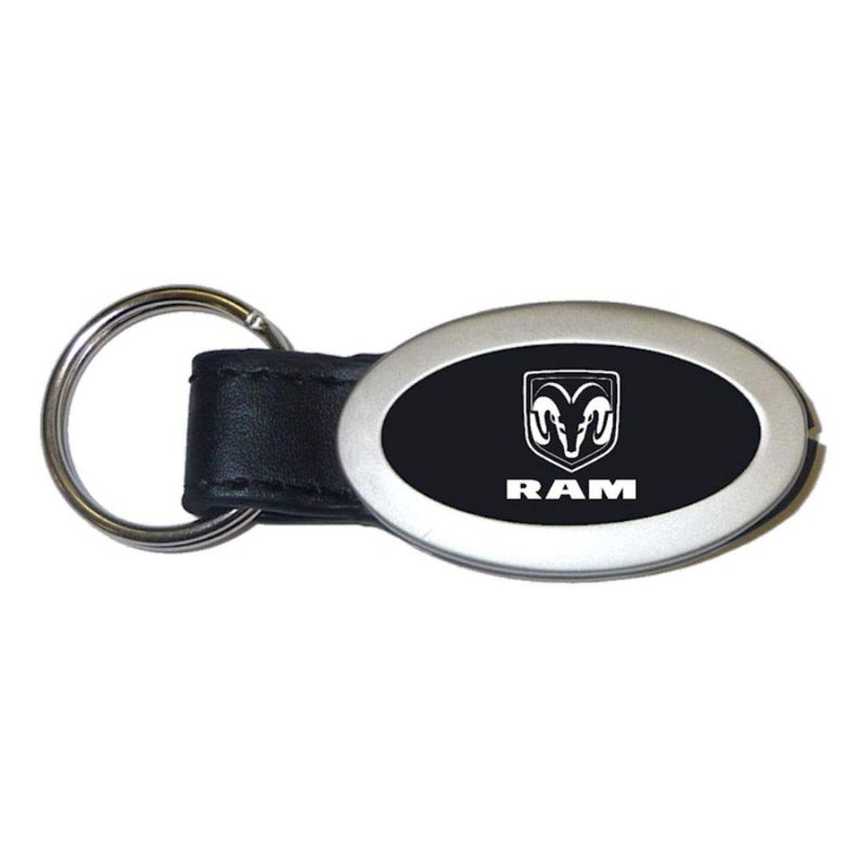 Dodge AuTomotive Gold INC Dodge Ram Oval Style Metal Key Chain Key Fob - Image 3