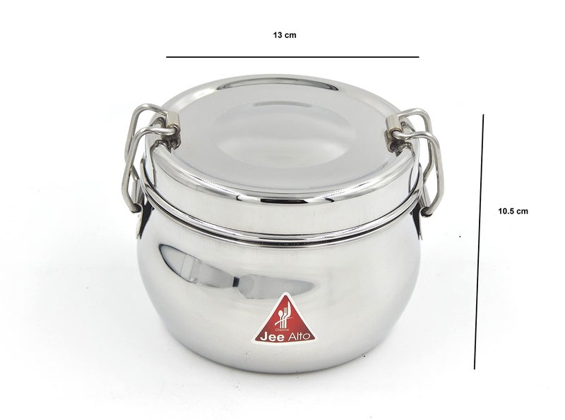 JEE ALTO Food Pack Lunch Box with Steel Separator Cup and Locking Clip (Cup : 400 ml + Bottom Cup: 600 ml) - Image 5