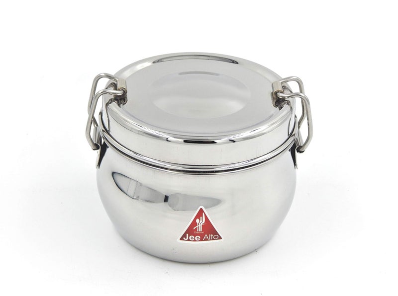 JEE ALTO Food Pack Lunch Box with Steel Separator Cup and Locking Clip (Cup : 400 ml + Bottom Cup: 600 ml) - Image 1